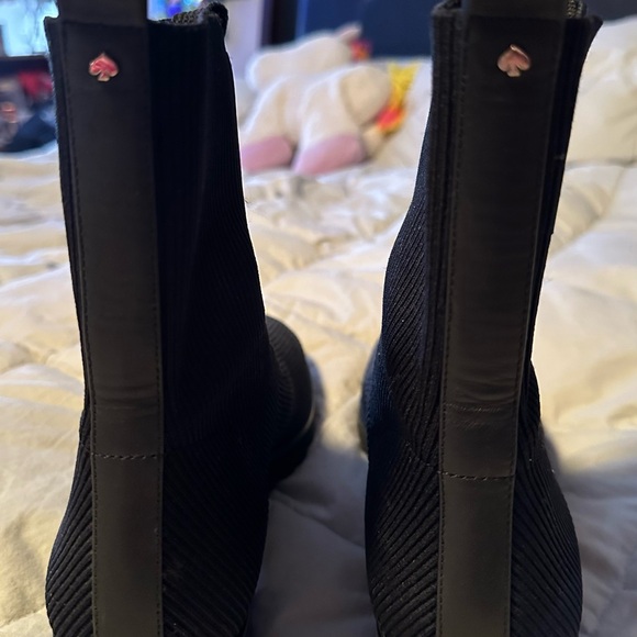 Kate Spade Black High Combat Boots size 39 / 9 - Picture 3 of 8
